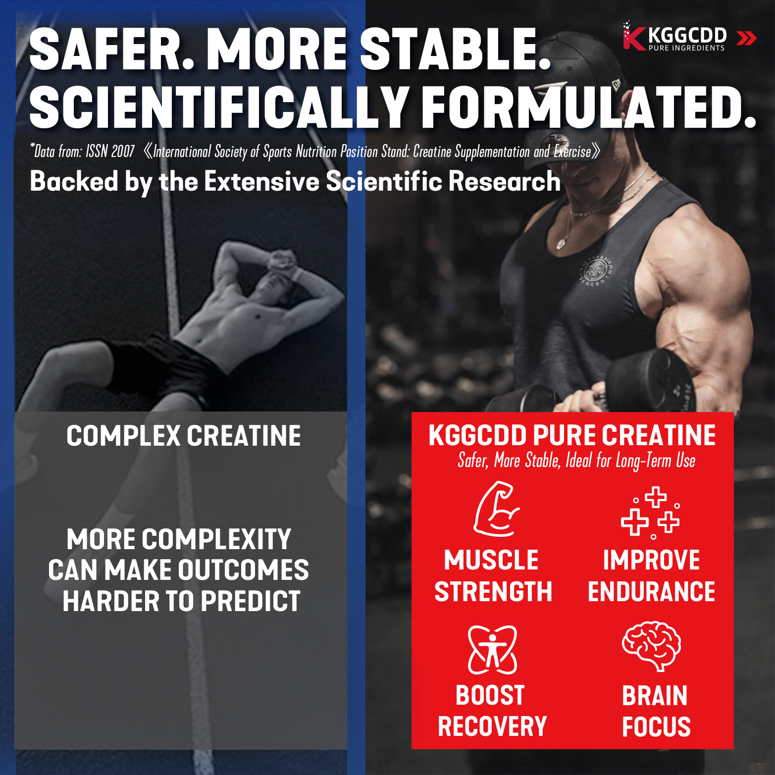 KGGCDD 99.99% Creatine Monohydrate Gummies for Men & Women, 5g Tasty Creatine Gummies for Muscle Strength, Endurance, Recovery & Sugar Free, Gluten-Free, Vegan, Non-GMO, 90 Count